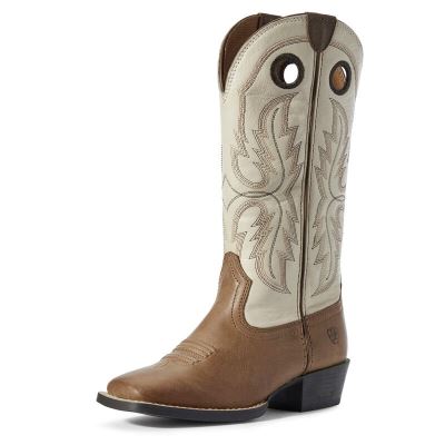 Buty Kowbojki Dziecięce Ariat Whippersnapper Brązowe | PL-347385