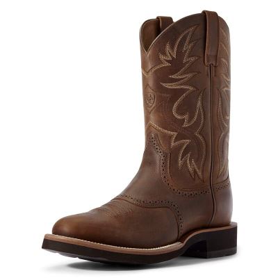 Buty Kowbojki Męskie Ariat Heritage Crepe Brązowe | PL-822297