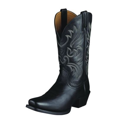 Buty Kowbojki Męskie Ariat Legend Czarne | PL-177804