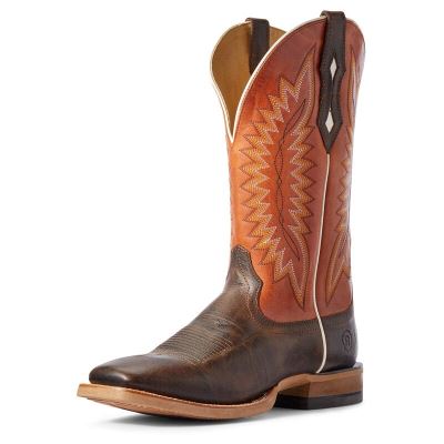 Buty Kowbojki Męskie Ariat Relentless Record Setter Brązowe | PL-454078