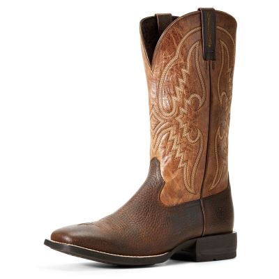 Buty Kowbojki Męskie Ariat Round Pen Miedź Brązowe | PL-321470