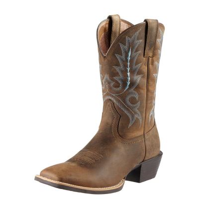 Buty Kowbojki Męskie Ariat Sportowe Outfitter Brązowe | PL-178306