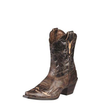 Buty Zachodnie Damskie Ariat Dahlia Brązowe | PL-724229