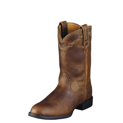 Buty Zachodnie Damskie Ariat Heritage Roper Brązowe | PL-437626