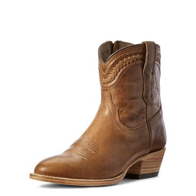 Buty Zachodnie Damskie Ariat Legacy R Metalowym Brązowe | PL-854440