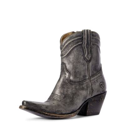 Buty Zachodnie Damskie Ariat Legacy X Metalowym Srebrne | PL-745282