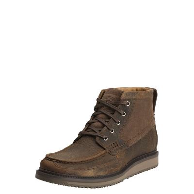 Buty Zachodnie Męskie Ariat Lookout Boots Ciemny Brązowe | PL-209487