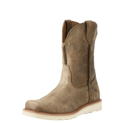 Buty Zachodnie Męskie Ariat Rambler Recon Beżowe | PL-904494