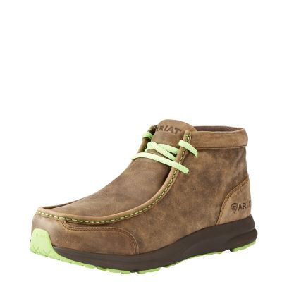 Buty Zachodnie Męskie Ariat Spitfire Brązowe Głęboka Zielone | PL-675807