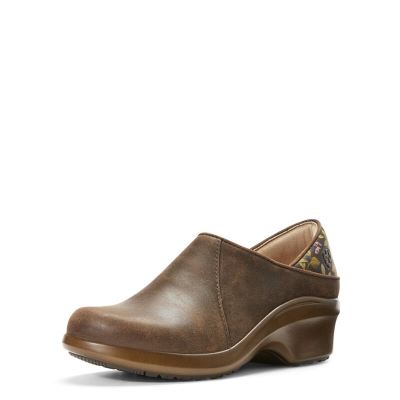 Chodaki Damskie Ariat Hera Expert Clogs Brązowe | PL-051259