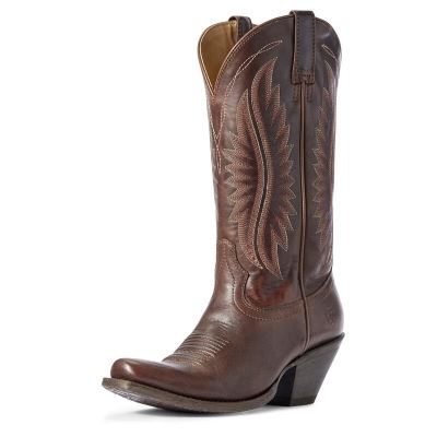 Buty Kowbojki Damskie Ariat Circuit Salem Brązowe | PL-661881