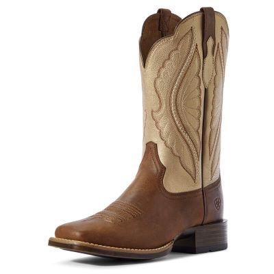 Buty Kowbojki Damskie Ariat PrimeTime Brązowe Khaki | PL-097189