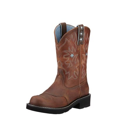 Buty Kowbojki Damskie Ariat Probaby Brązowe | PL-005288