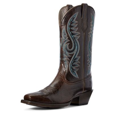 Buty Kowbojki Damskie Ariat Sundown Czekolada | PL-727856