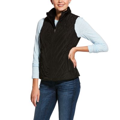 Kamizelki Damskie Ariat Hallstatt Vest Czarne | PL-973571