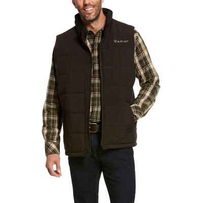 Kamizelki Męskie Ariat Crius Insulated Vests Ciemny Kawa | PL-772563