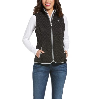 Kurtka Damskie Ariat Ashley Insulated Vests Czarne | PL-509115