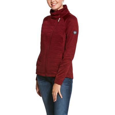 Kurtka Damskie Ariat Vanquish Full Zip Czerwone | PL-879690