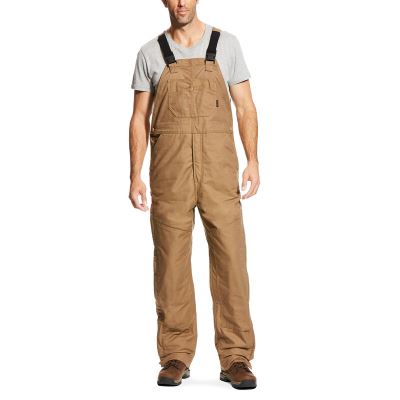 Kurtka Męskie Ariat FR Insulated Overall 2.0 Bib Khaki | PL-080145