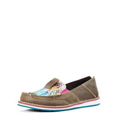 Loafersy Damskie Ariat Cruiser Brązowe Kolorowe | PL-532390