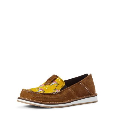 Loafersy Damskie Ariat Cruiser Brązowe Musztardowe | PL-308168