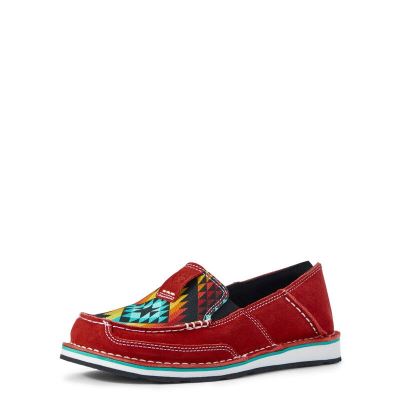 Loafersy Damskie Ariat Cruiser Czerwone | PL-422762