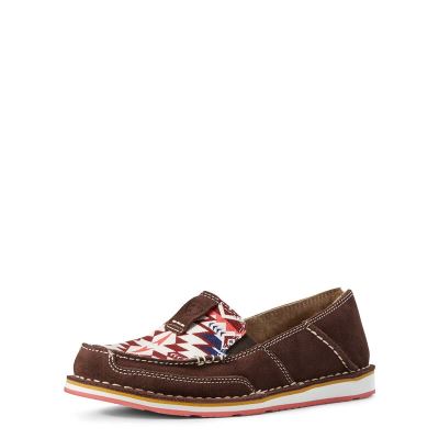 Loafersy Damskie Ariat Cruiser Miedź Bordowe | PL-813136