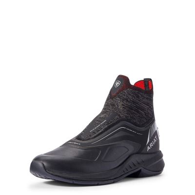 Buty Na Padok Damskie Ariat Ascent Czarne Czerwone | PL-920014