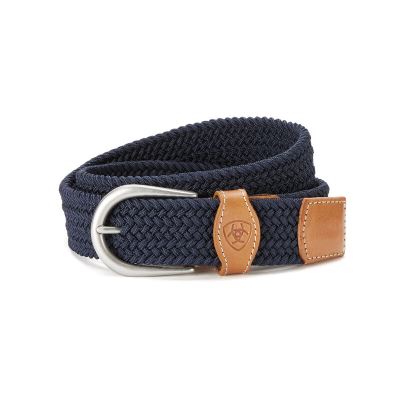 Paski Męskie Ariat One Rail Woven Belts Granatowe | PL-940350