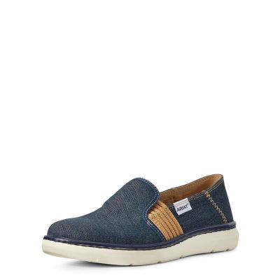 Slip On Damskie Ariat Ryder Niebieskie | PL-327703