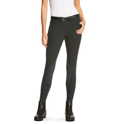 Rajstopy Damskie Ariat Heritage Elite Knee Patch Breech Szare | PL-770419