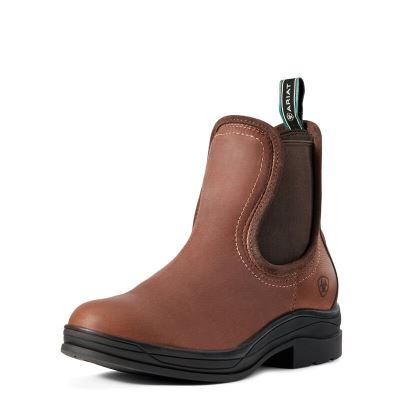 Trzewiki Damskie Ariat Keswick Nieprzemakalne Boots Ciemny Brązowe | PL-357520