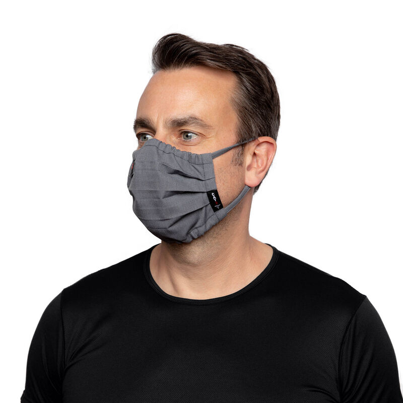 Akcesoria Męskie Ariat FR Featherlight Face Mask Szare | PL-803065