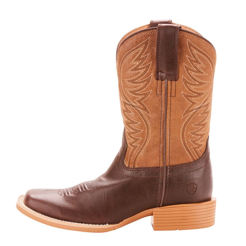 Buty Kowbojki Dziecięce Ariat Brumby Brązowe | PL-952649