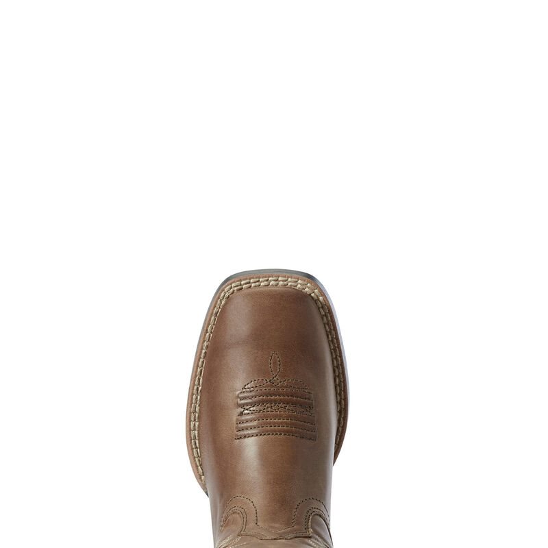 Buty Kowbojki Dziecięce Ariat Cowboy VentTEK Brązowe | PL-377072