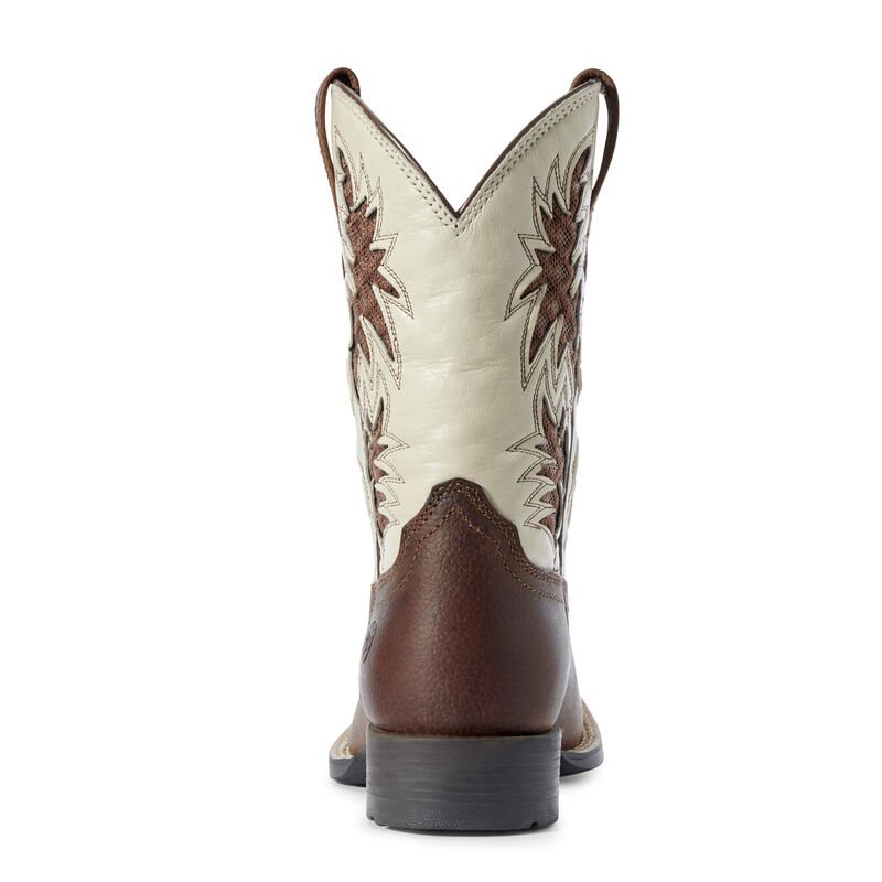 Buty Kowbojki Dziecięce Ariat Cowboy VentTEK Brązowe | PL-853151