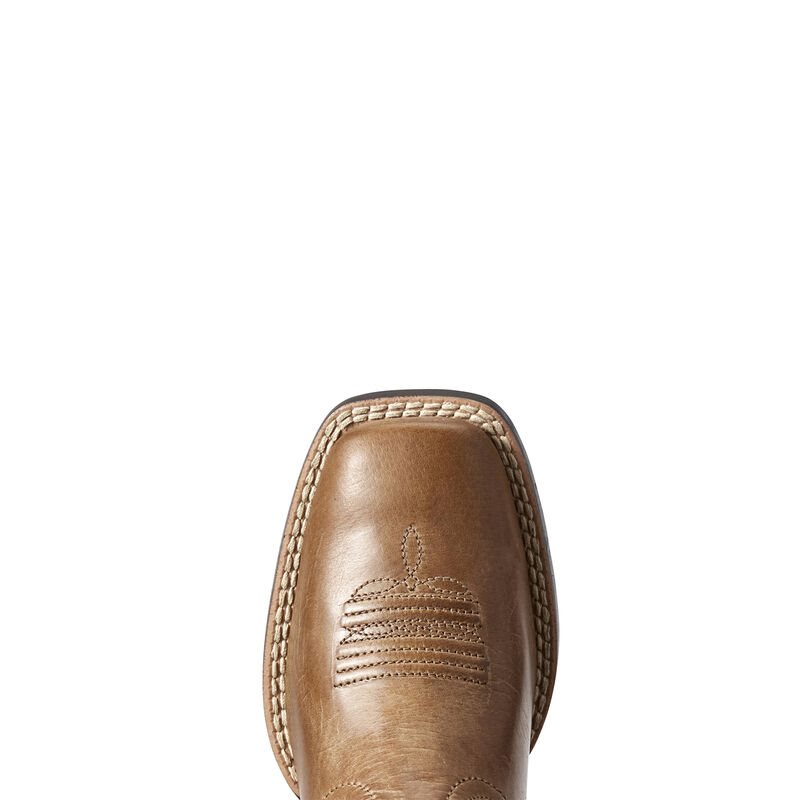 Buty Kowbojki Dziecięce Ariat Pace Setter Brązowe Turkusowe | PL-294064