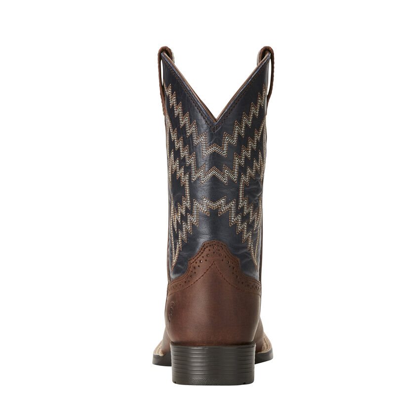 Buty Kowbojki Dziecięce Ariat Tycoon Brązowe | PL-835602