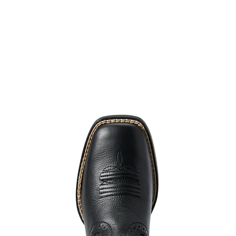 Buty Kowbojki Dziecięce Ariat Tycoon Czarne | PL-392466