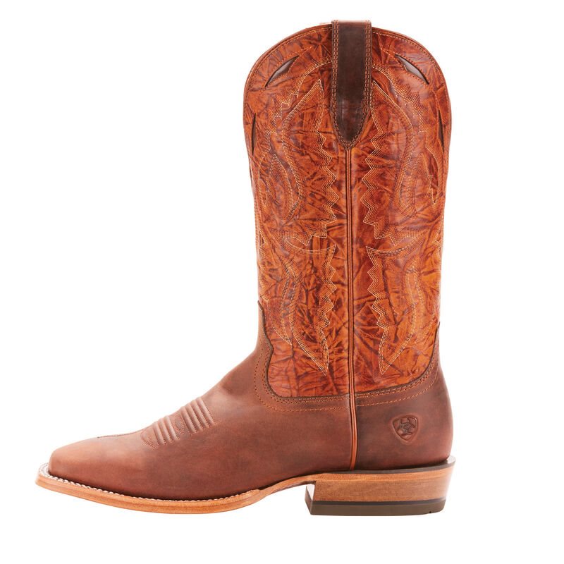 Buty Kowbojki Męskie Ariat Bronc Stomper Brązowe | PL-973365