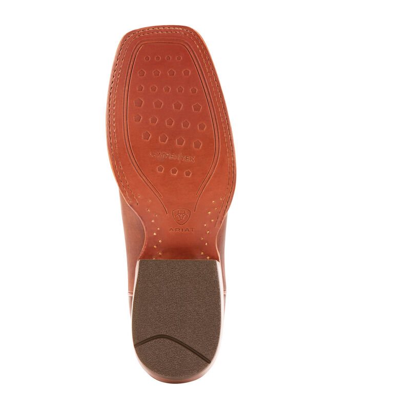 Buty Kowbojki Męskie Ariat Bronc Stomper Brązowe | PL-973365