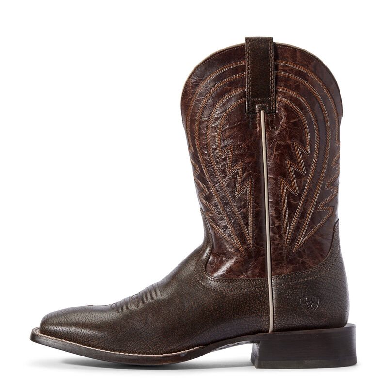 Buty Kowbojki Męskie Ariat Circuit Herd Boss Czarne | PL-389271