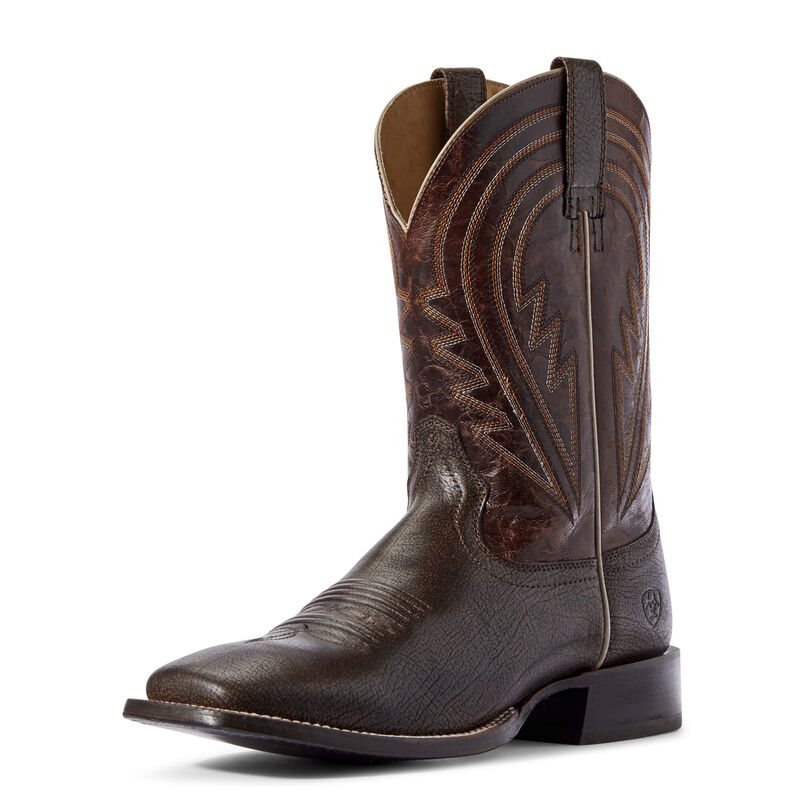 Buty Kowbojki Męskie Ariat Circuit Herd Boss Czarne | PL-389271