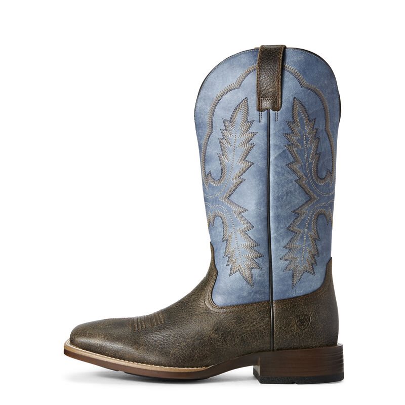 Buty Kowbojki Męskie Ariat Pecos Brązowe | PL-426854