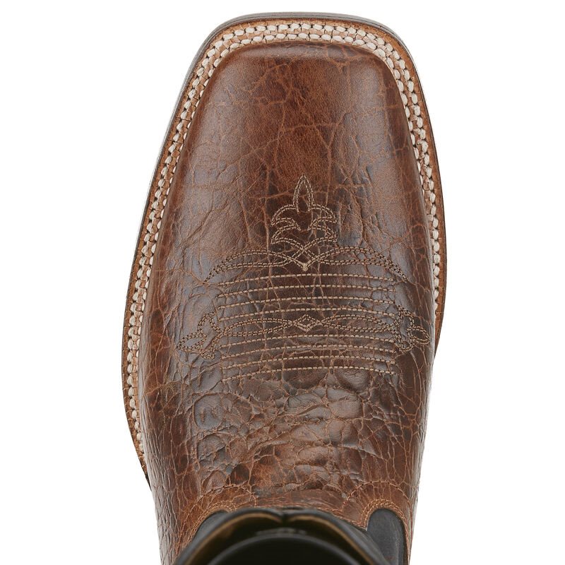 Buty Kowbojki Męskie Ariat Ranchero Brązowe Szare | PL-258638