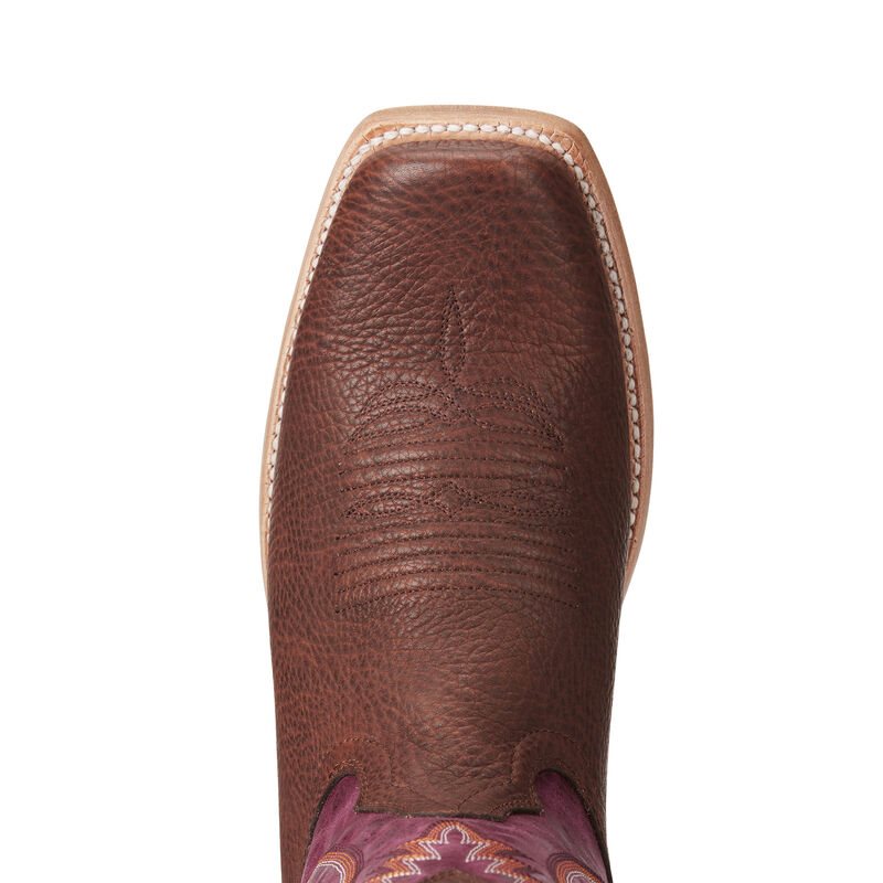 Buty Kowbojki Męskie Ariat Relentless Prime Brązowe Fioletowe | PL-013837