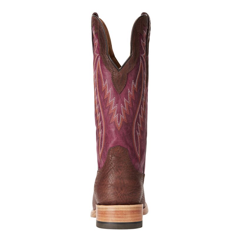 Buty Kowbojki Męskie Ariat Relentless Prime Brązowe Fioletowe | PL-013837