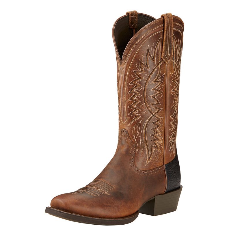 Buty Kowbojki Męskie Ariat Troubadour Brązowe | PL-459306