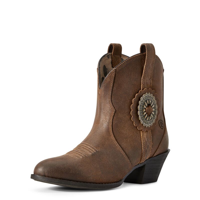 Buty Zachodnie Damskie Ariat Cantina Brązowe | PL-147558