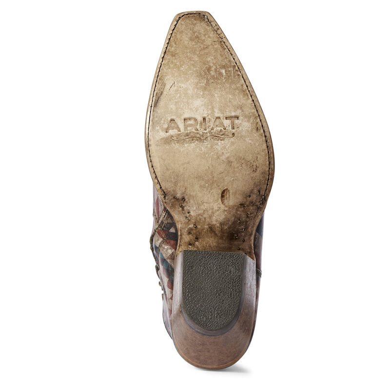 Buty Zachodnie Damskie Ariat Circuit Cruz Kolorowe | PL-403473